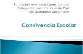 Fundación Almirante Carlos Condell Colegio Carmela Carvajal de Prat Isla Quiriquina Talcahuano.
