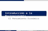 Macroeconomía I Introducción a la Macroeconomía El Pensamiento Económico Septiembre, 2014Ali Cárdenas.