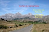 RUTAS DE MONTAÑA Concejos de Asturias y Picos de Europa.