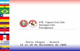 GTE Capacitación  Delegación Paraguaya