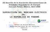 Rafael de Gracia Navarro Autoridad Nacional de los Servicios Públicos  Panamá