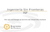 Ingeniería Sin Fronteras ISF