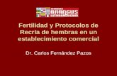 Fertilidad y Protocolos de Recría de hembras en un establecimiento comercial