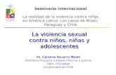 La violencia sexual contra niños, niñas y adolescentes