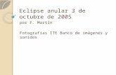 Eclipse anular 3 de octubre de 2005