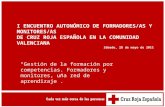 I ENCUENTRO AUTONÓMICO DE FORMADORES/AS Y MONITORES/AS