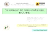 Presentaci³n del modelo hidrol³gico MODIP‰