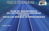 PLAN DE CONVERGENCIA DE LOS PRINCIPIOS CONTABLES CHILENOS  HACIA  LAS NORMAS INTERNACIONALES