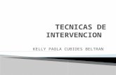TECNICAS DE INTERVENCION