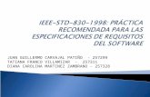 IEEE-STD-830-1998:  PRÁCTICA  RECOMENDADA PARA LAS ESPECIFICACIONES DE REQUISITOS DEL SOFTWARE