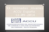 XX Jornadas Jóvenes ACCU España  12-09-2014