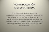 HOMOLOGACIÓN SISTEMATIZADA