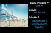 ESDE - Programa IV Guía  14 Unidad 4:  Vida Espiritual Subunidad  3: