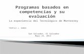 Programas basados  en competencias y su evaluación