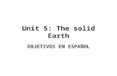Unit 5: The solid Earth