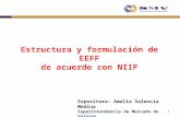 Estructura  y formulación de EEFF de acuerdo con NIIF