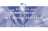 Modernización  del sector eléctrico