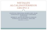 METALES ALCALINOTÉRREOS GRUPO 2