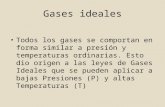 Gases ideales