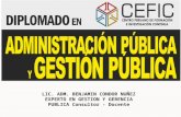 LIC. ADM. BENJAMIN CONDOR NUÑEZ EXPERTO EN GESTION Y GERENCIA PUBLICA Consultor  - Docente