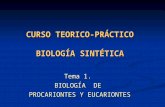 CURSO TEORICO-PRÁCTICO BIOLOGÍA SINTÉTICA