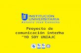 Proyecto de comunicación interna “YO SOY UNIAJC”