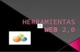 HERRAMIENTAS  WEB  2,0