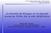 La Gestión de Riesgos en la Agenda Social de TOTAL OIL & GAS VENEZUELA