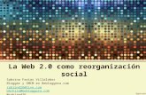 La Web 2.0 como reorganización social