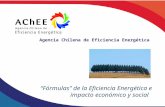 “Fórmulas” de la Eficiencia Energética e  impacto económico  y  social