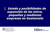 | Estado y posibilidades de expansión de las micro, pequeñas y medianas empresas en Guatemala