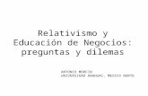 Relativismo y Educación de Negocios: preguntas y dilemas