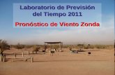 Laboratorio de Previsión del Tiempo 2011 Pronóstico de Viento Zonda