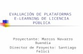EVALUACIÓN DE PLATAFORMAS  E-LEARNING DE LICENCIA PÚBLICA