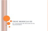 TEST modulo  iii