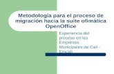 Metodología para el proceso de migración hacia la suite ofimática OpenOffice