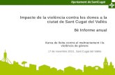 Impacte de la violència contra les dones a la ciutat de Sant Cugat del Vallès 8è Informe anual