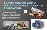 EL PROYECTOR COMO MÉTODO Didáctico EN LA EDUCACIÓN