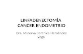 LINFADENECTOMÍA  CANCER ENDOMETRIO