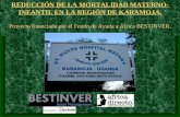 REDUCCIÓN DE LA MORTALIDAD MATERNO-INFANTIL EN LA REGIÓN DE KARAMOJA.