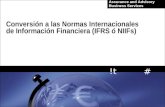 Conversión a las Normas Internacionales de Información Financiera (IFRS ó NIIFs)