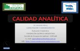 Dr. Antonio Pérez CAPACITACIÓN Y ASESORAMIENTO Evaluador Estadístico  FUNDACIÓN QUÍMICA ARGENTINA