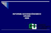 INFORME SOCIOECÓNOMICO URABÁ 2006