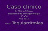 Caso  clinico Dr  Mario  Arévalo  Residente de  Emergentologia 3° año Año 2012