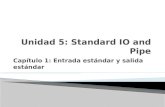 Unidad 5: Standard IO and Pipe