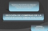 REPÚBLICA BOLIVARIANA DE VENEZUELA MINISTERIO DE EDUCACIÓN SUPERIOR UNIVERSIDAD SIMÓN BOLÍVAR