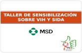 TALLER DE SENSIBILIZACIÓN  SOBRE VIH Y SIDA