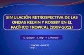 SIMULACIÓN  RETROSPECTIVA DE LAS ONDAS KELVIN Y ROSSBY EN EL PACÍFICO  TROPICAL (2009-2012)