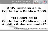 XXIV Semana de la Contaduría Pública 2009