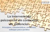 La intervención psicosocial en contextos de violencia: